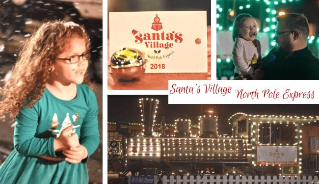 Santa's Village North Pole Express collage